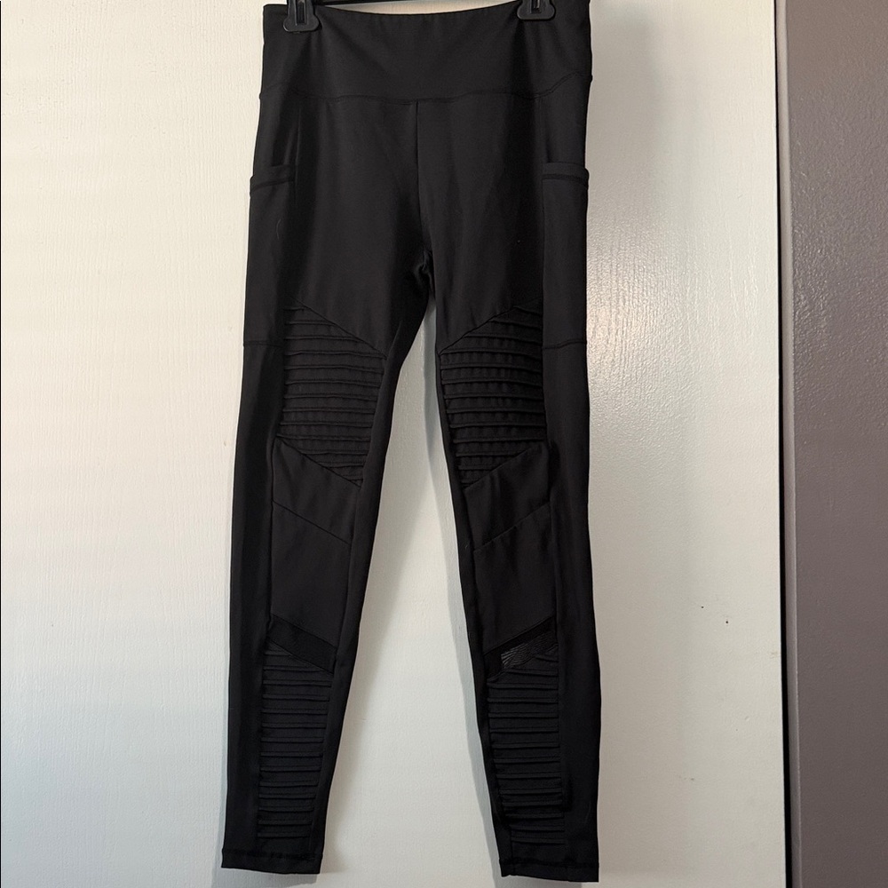 Black Moto Leggings